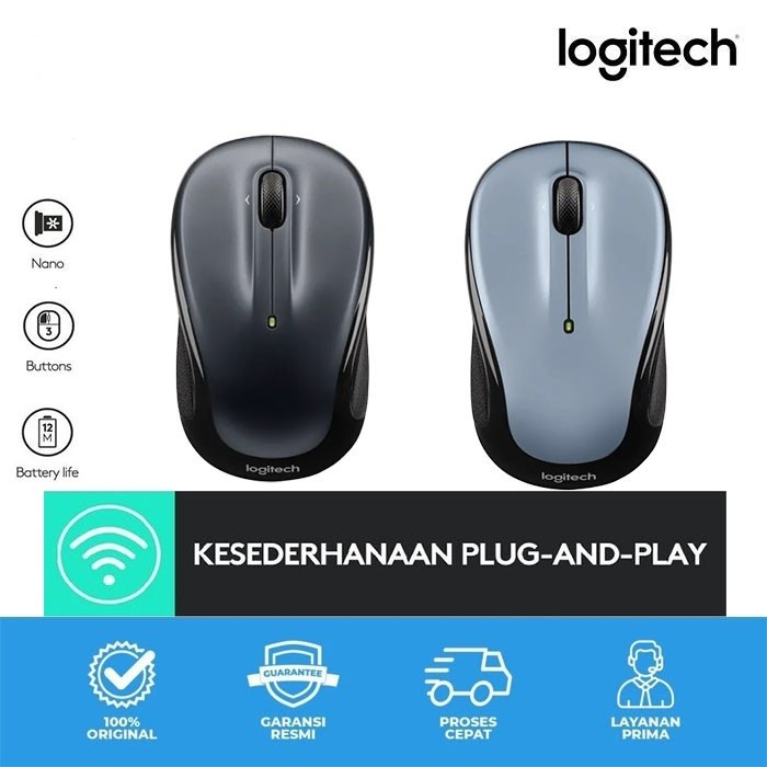 Mouse Logitech M325s Wireless 2.4GHz 1000DPI Optical Tracking M-325S