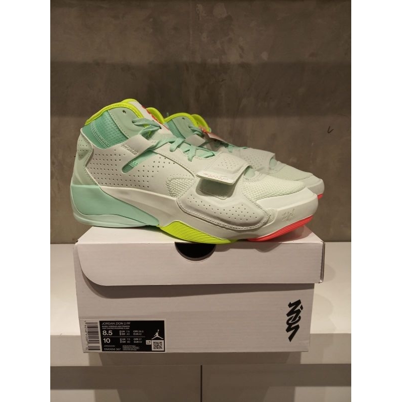 air jordan zion 2 barely green