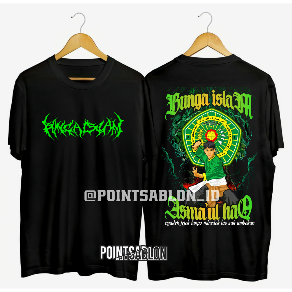 kaos pencak silat bunga islam terbaru kualitas premium Kaos Bunga Islam Distro