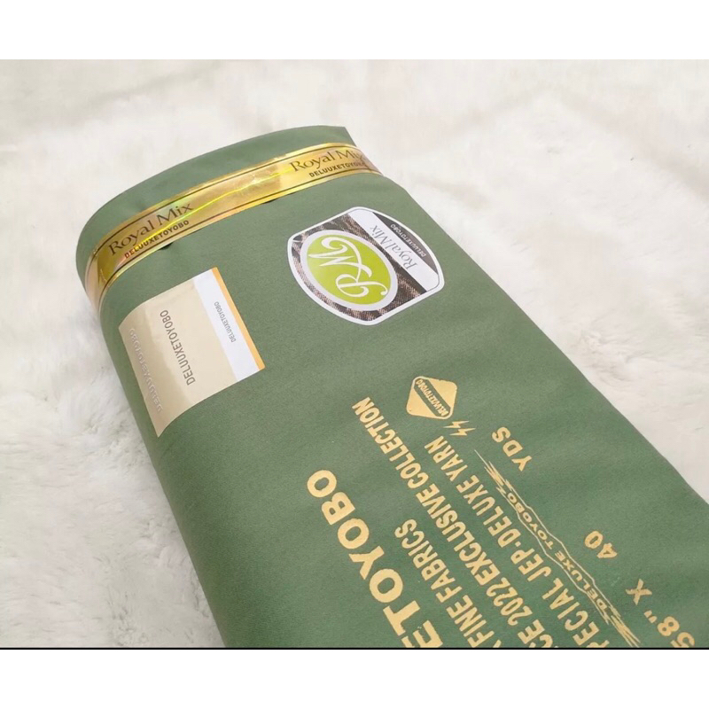 KAIN KATUN TOYOBO ROYAL MIX ORIGINAL / KAIN KATUN POLOS TOYOBO RM TERMURAH METERAN