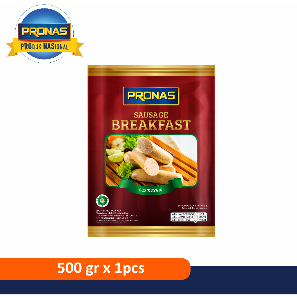 PRONAS Sosis Breakfast Ayam 500 gr