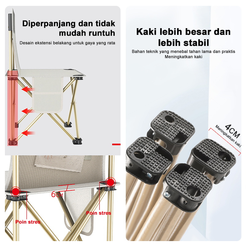 Weyon Sakura Meja Camping Lipat Set Meja Lipat Kursi Lipat Meja Piknik Camping Outdoor Portable（zxz）