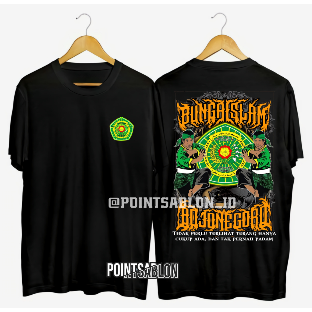 Kaos Bunga Islam Distro kaos pencak silat bunga islam terbaru kualitas premium Baju bunga islam