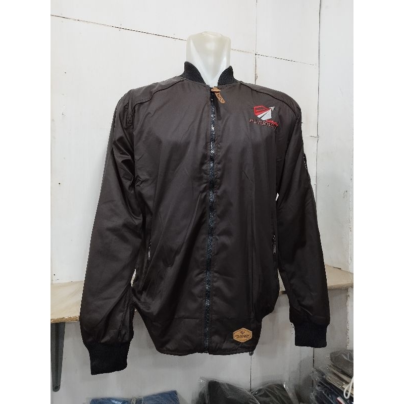 REDFOX JAKET PARASUT PREMIUM / jaket parasut pria (bisa bolak balik)