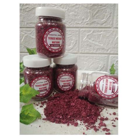 

Ready terasi merah bubuk matang 35