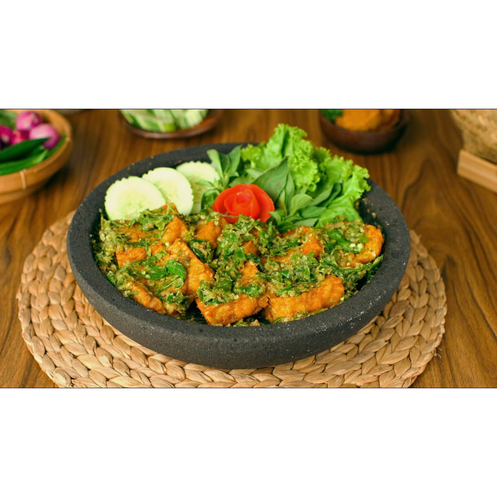 

Tempe Goreng Penyet Cabe Ijo Tempe Geprek Cabe Ijo