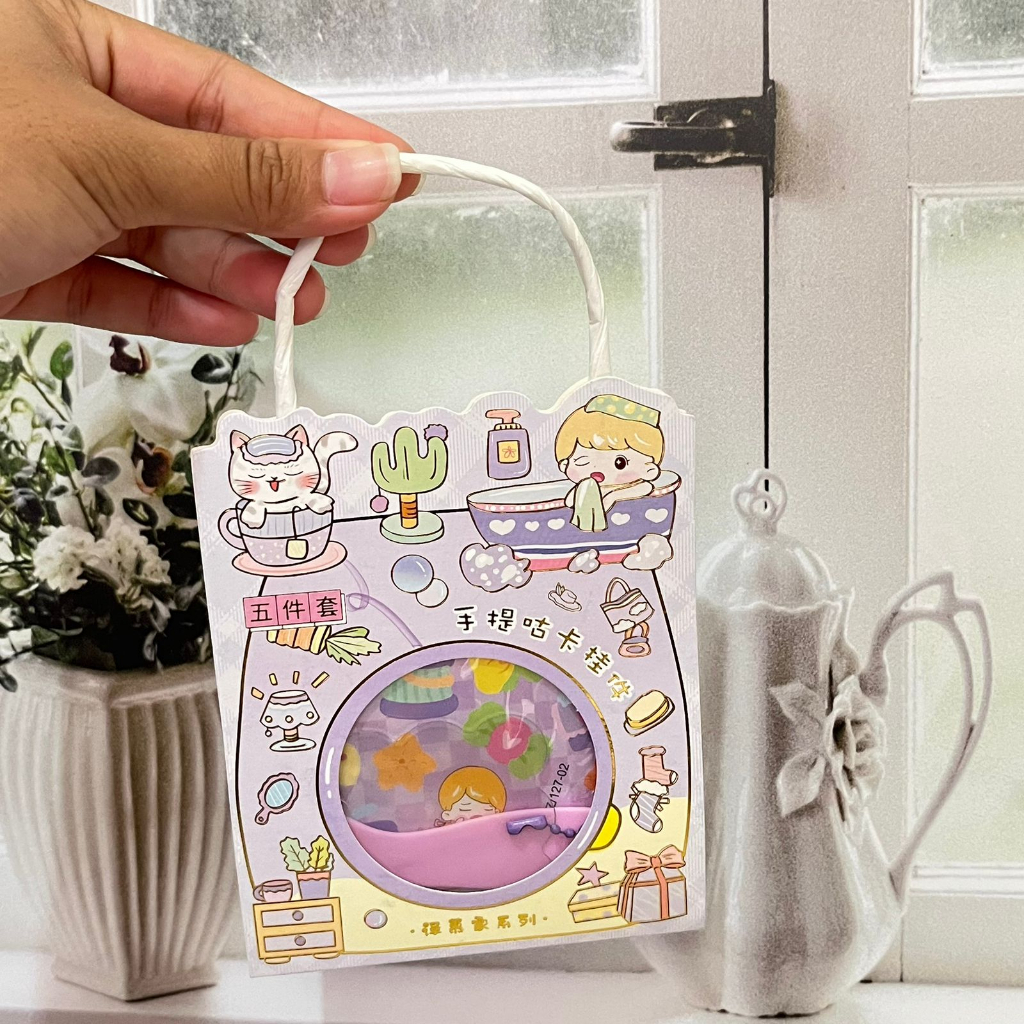 Set Sticker Mini SZ-127 isi 2 LBR stiker + Gantungan +Spatula Termurah / Paket stiker Kecil Harga Super Murah Terlaris Favorit Anak ready Grosir dan COD