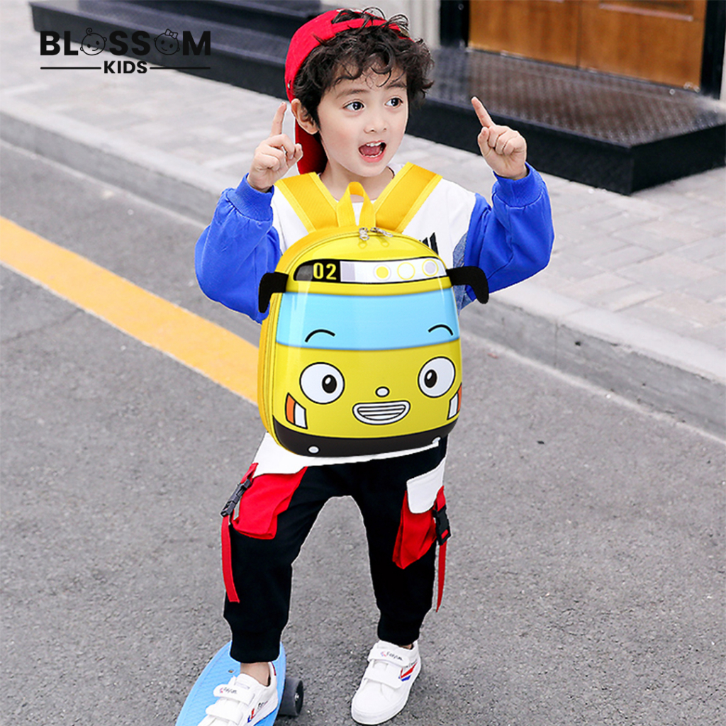 Tas Ransel Anak Bus Tayo Tas Anak PAUD TK SD - Blossom Kids