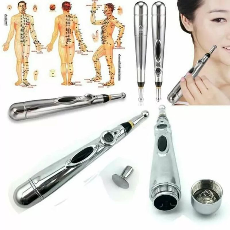 Akupuntur Laser Terapi Pen Alat Terapi Massage Pen Merdian Pijat Refleksi Alat Pijat