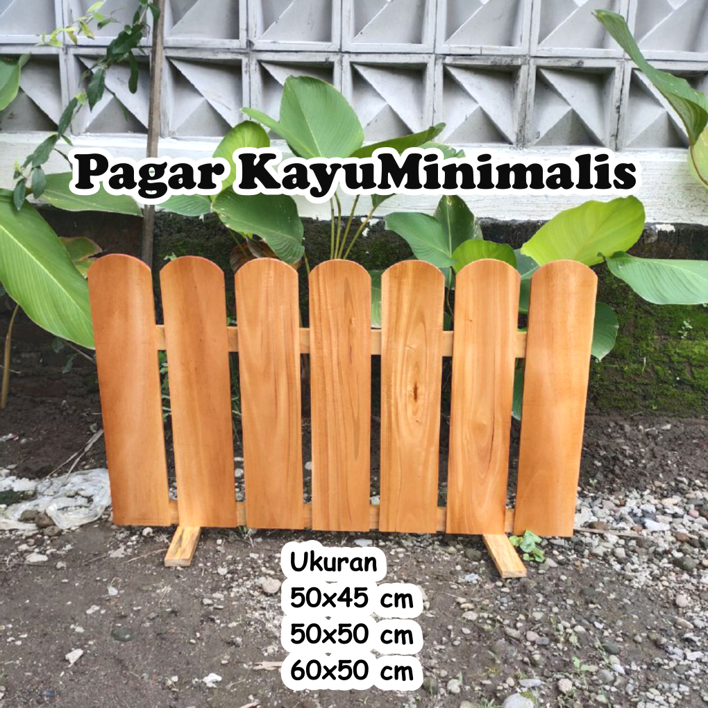 Pagar Dekorasi Wooden Fence Pagar Pelaminan Pagar Bunga Pagar Kayu Minimalis