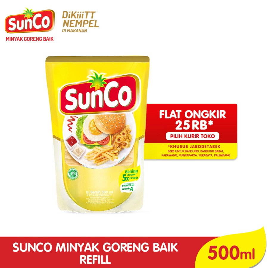 

SALEE !! Sunco Minyak Goreng Refill 500ml