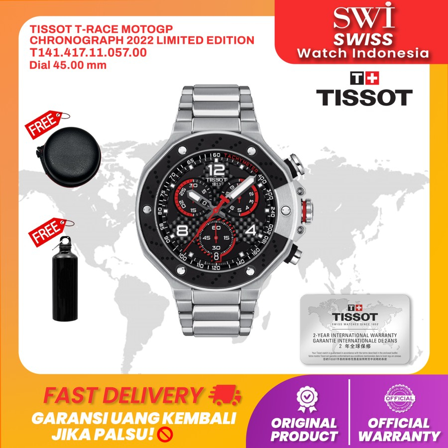 Jam Tangan Pria Tissot T141.417.11.057.00 T-Race MOTOGP Chronograph