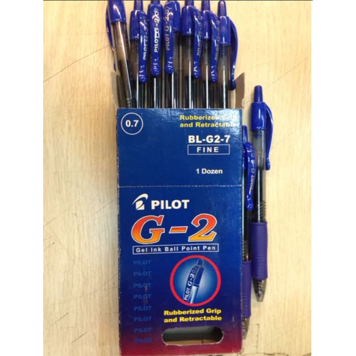 

Pulpen Gel Pilot G-2 Biru 0.7mm 1 Pack