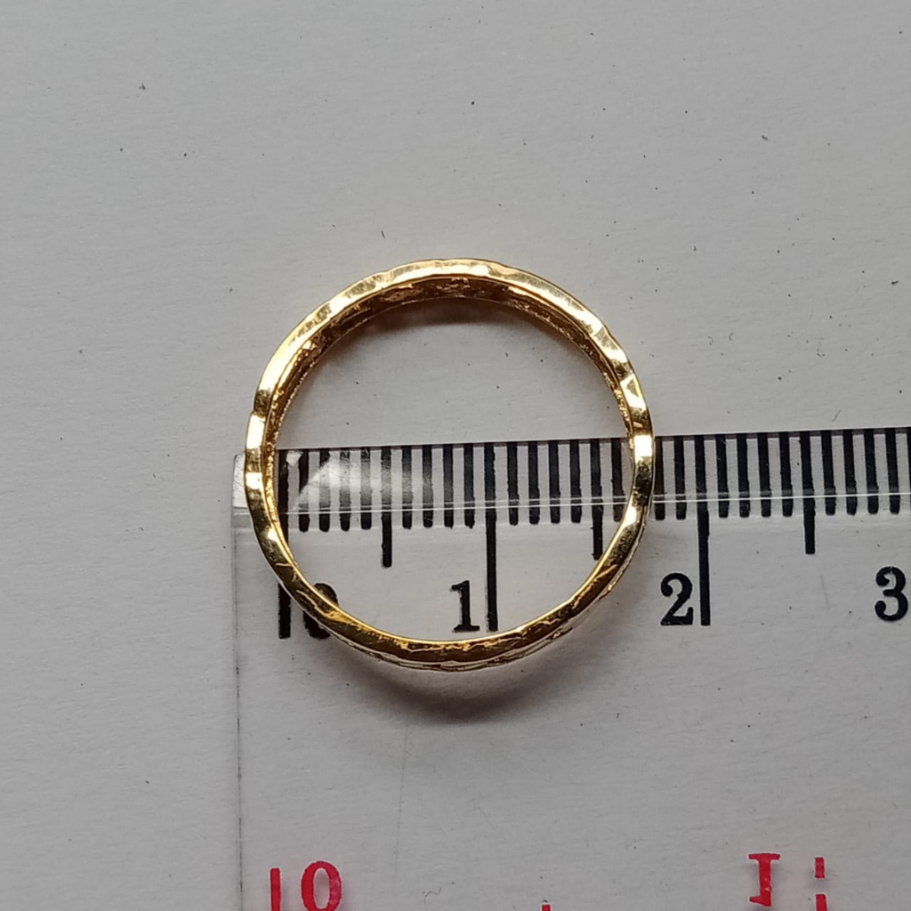 Cincin Emas 17K - 1.55 Gr Kadar 750 - 5123