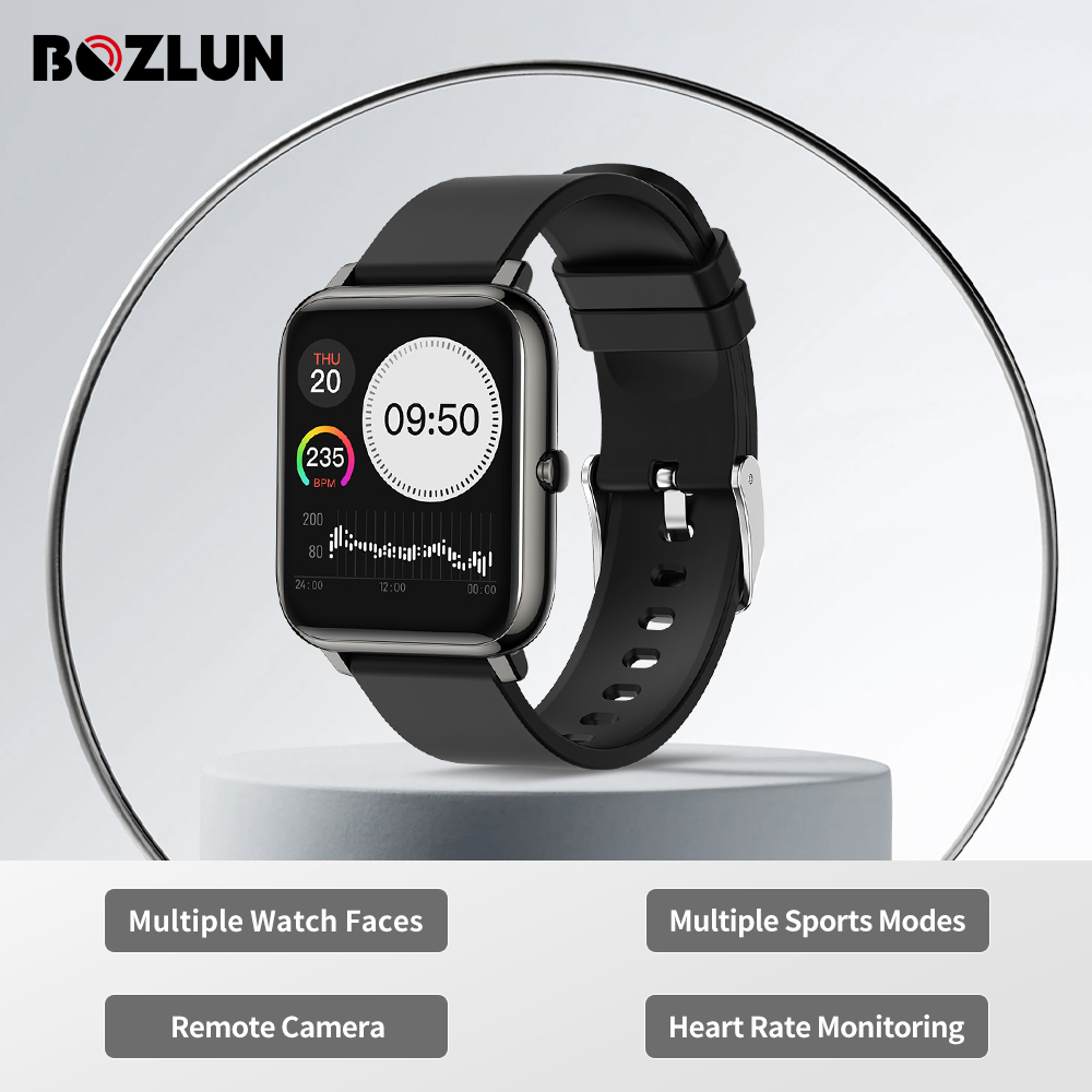 Smartwatch wanita pria Fitness Tracker Sehat Heart Rate Pemantauan Jam tangan led pria Gelang Olahraga Smartwatch