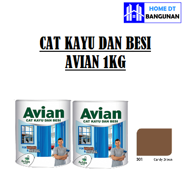 Cat Kayu Besi Avian 1kg (301 candy brown)