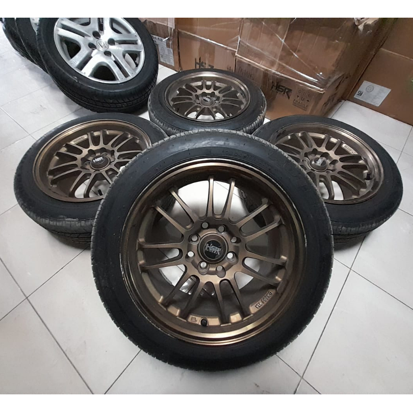 Velg Mobil Re30 Ring 15 Hsr Revo R15 Lebar 7 Lobang Baut 4 Ban 185 55 R15 Bridgeston