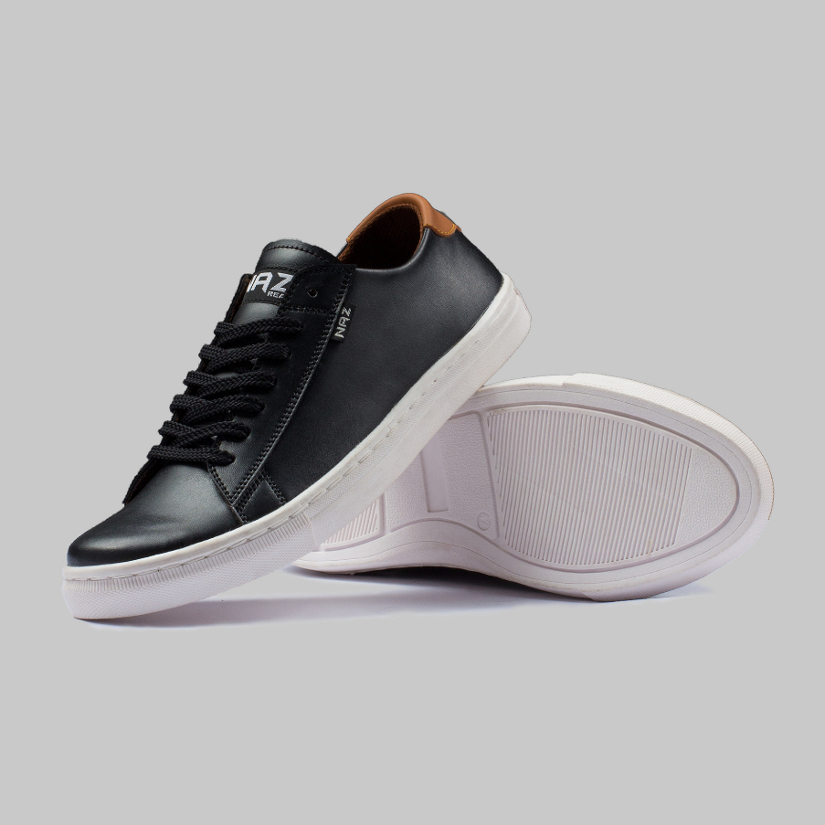 Sepatu Sneakers Pria Casual Sneaker Cowok Cewek Shoes Trendi Kerja Kuliah Ori Naz Max Black