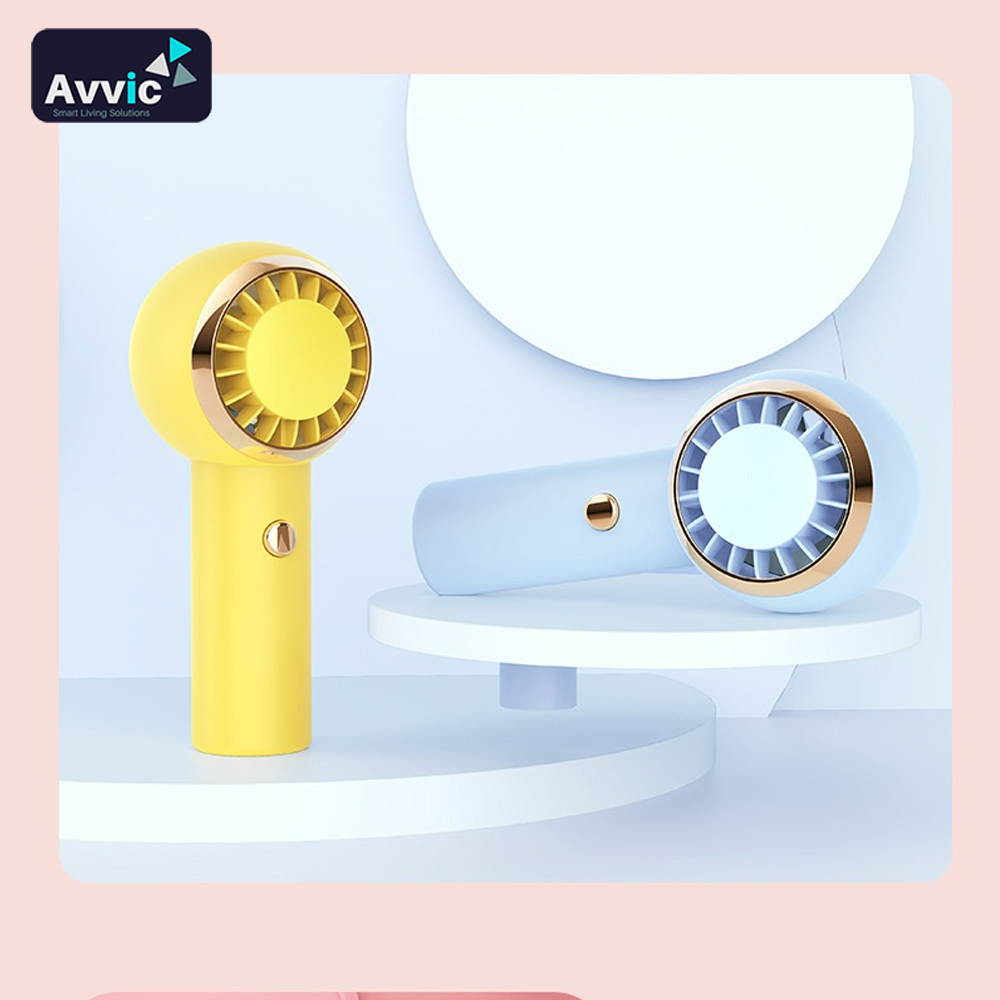 AVVIC Kipas Angin Genggam Mini K3 Portable Mini Handheld Fan USB Rechargeable