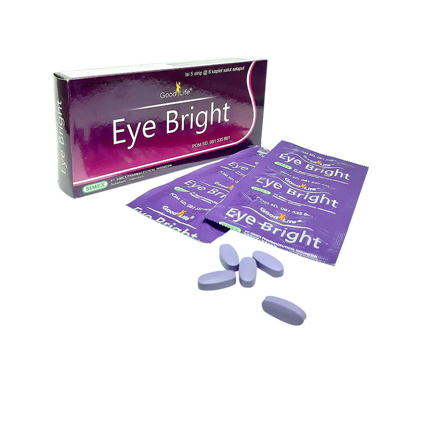 Good Life Eyebright Box 30's Kaplet Simex - Vitamin Mata