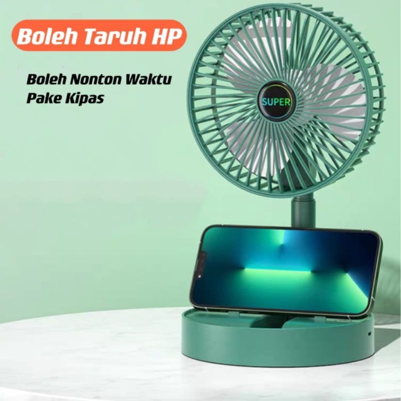 Kipas Lipat Mini / Kipas Angin Portable / Mini Desk Fan / Kipas Belajar⭐ ICM ⭐