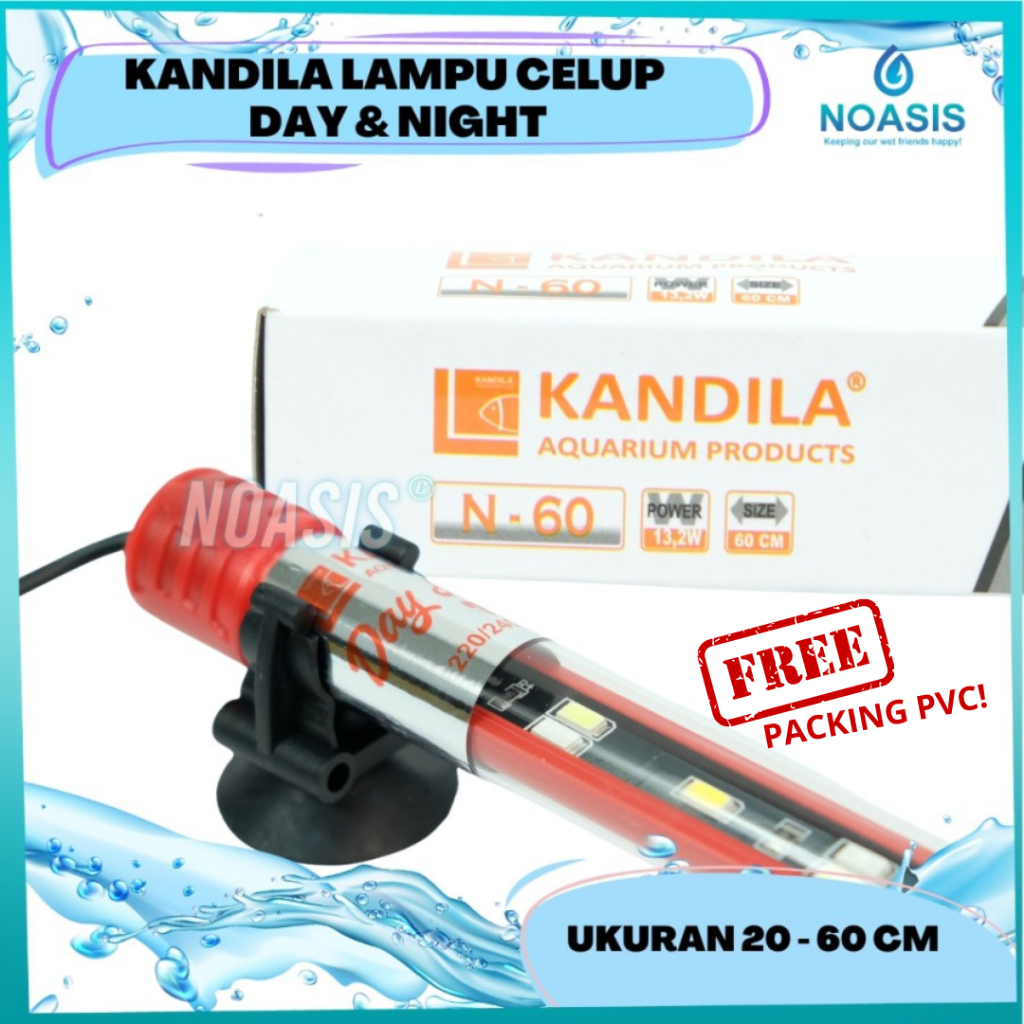 KANDILA Lampu Led Celup T4 KANDILA Day And Night N 20 30 40 50 60 Cm 3 Mode