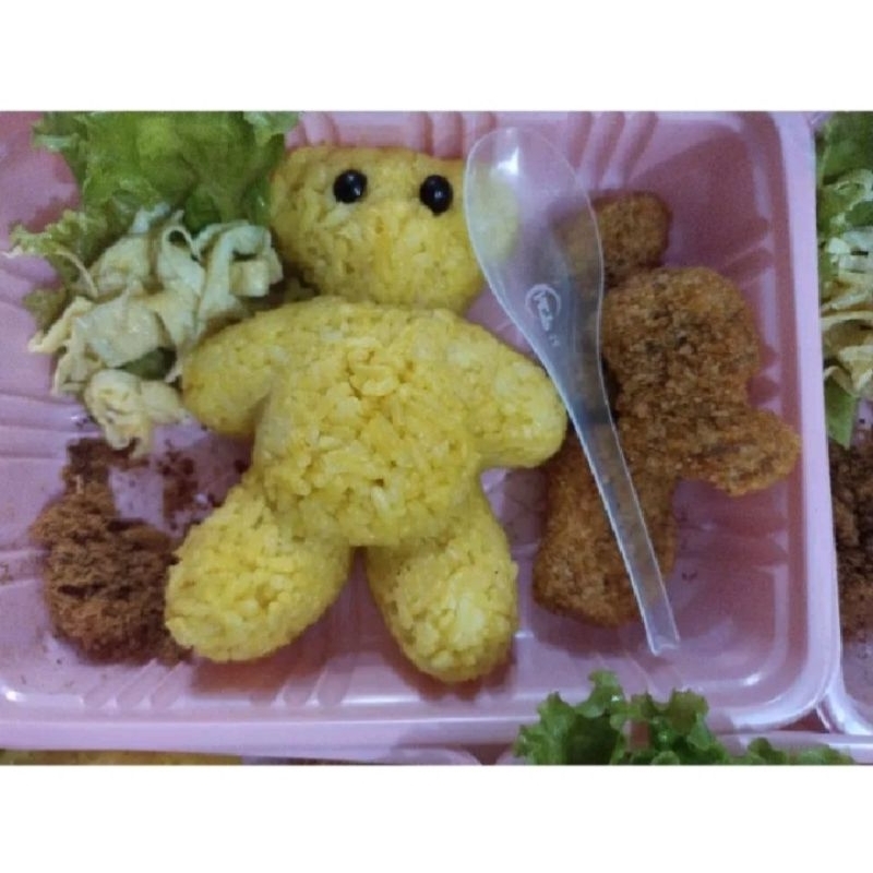 

Nasi Kuning Bento Mini Free Stiker Halal Murah enak