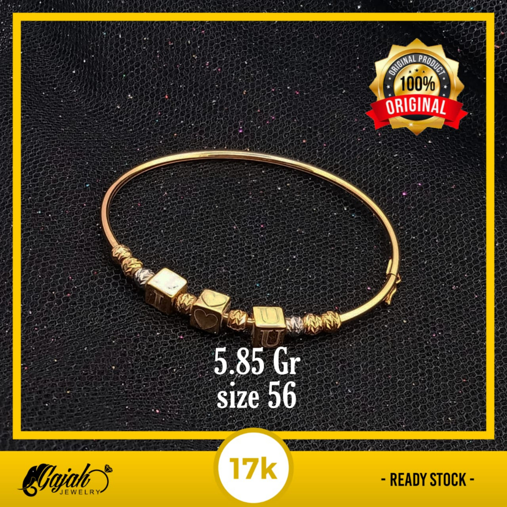 Gelang Emas 17K - 5.85 Gr Kadar 750 - 5131