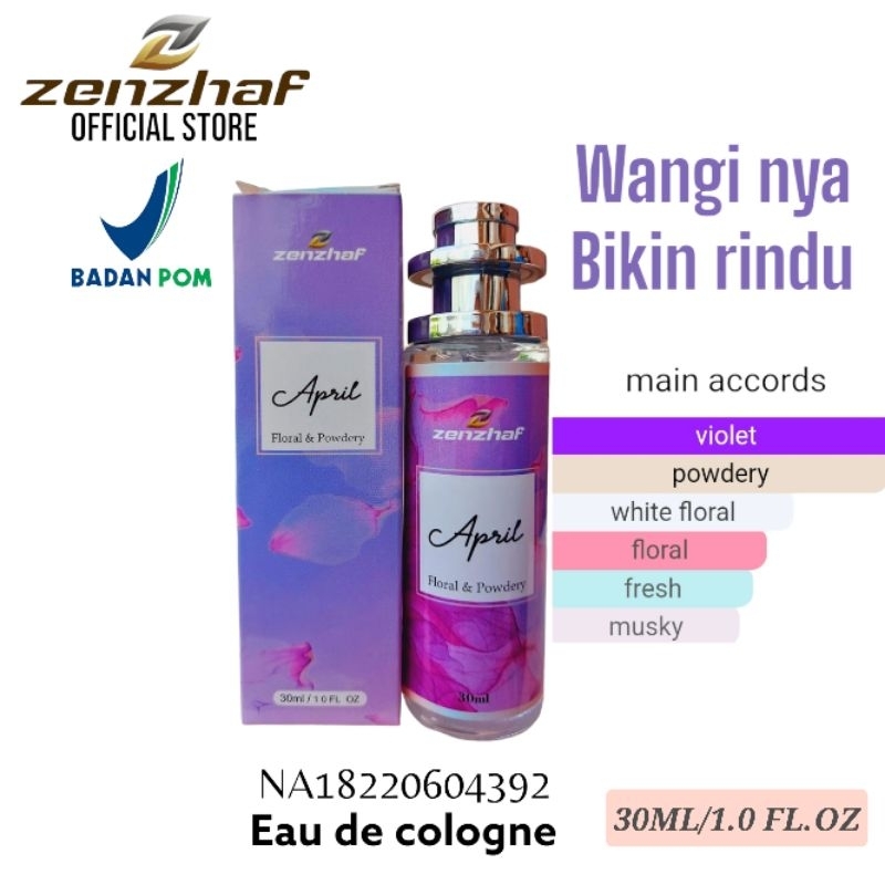 PARFUM BPOM ZENZHAF APRIL 30ML