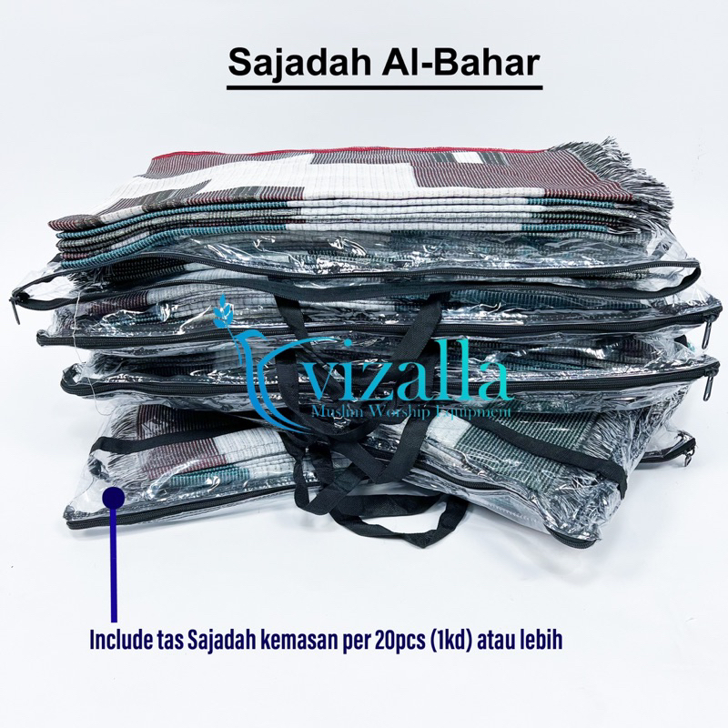 Sajadah Al-Bahar Besar/ 105*70 Sajadah Tipis/ Grosir Sajadah