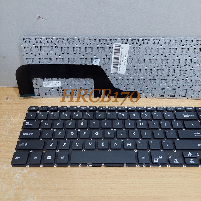 Keyboard Laptop Asus X505 X505Z X505ZA X505ZE X505B X505BA HITAM -HRCB