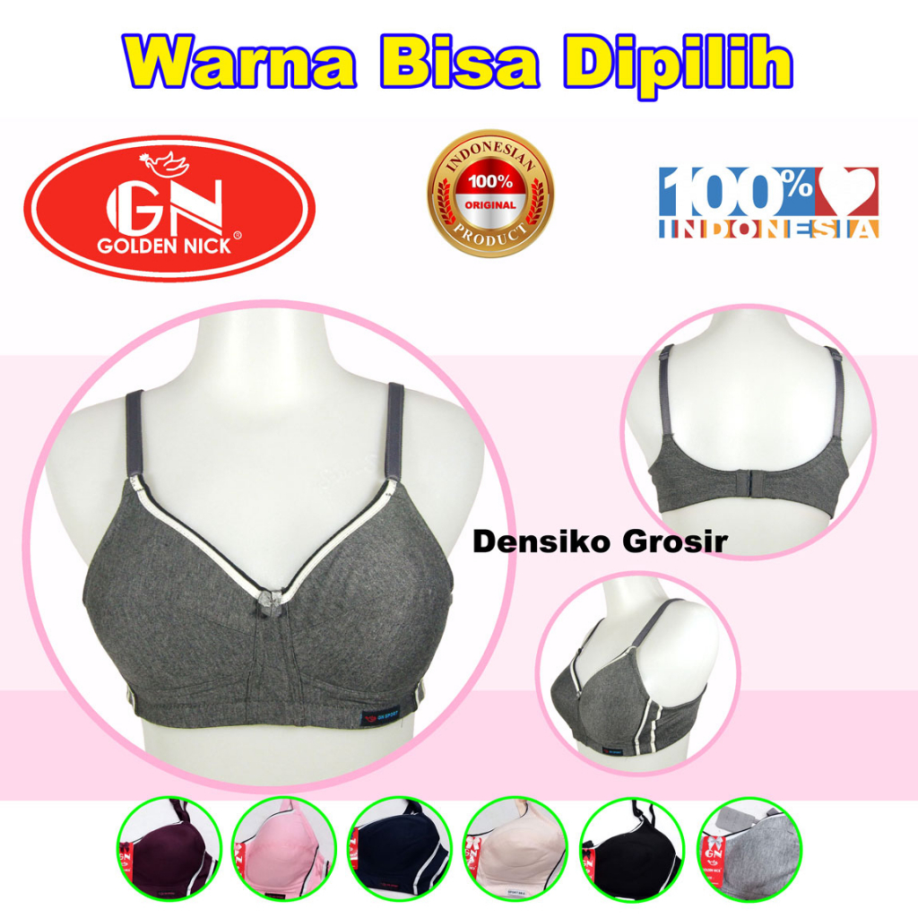 BH Wanita Bisa Pilih Warna Golden Nick Original BH Tanpa Kawat Kencang Adem Nyaman