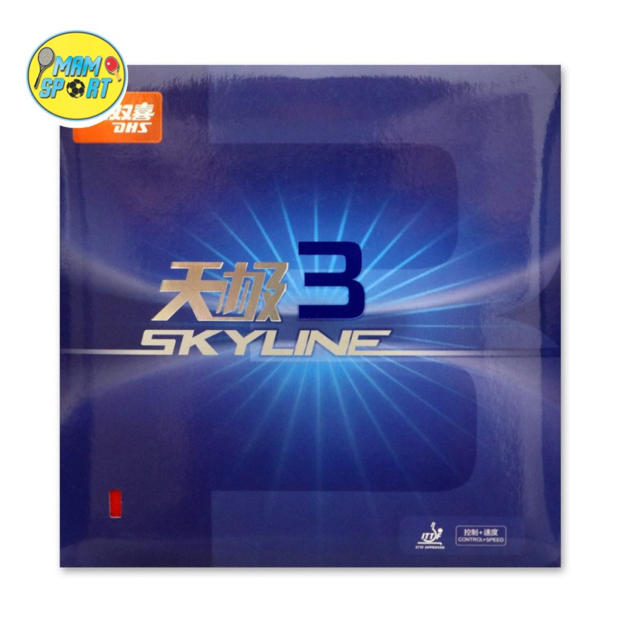 Karet Bet Pingpong Tenis Meja DHS SKYLINE TG 3 Original
