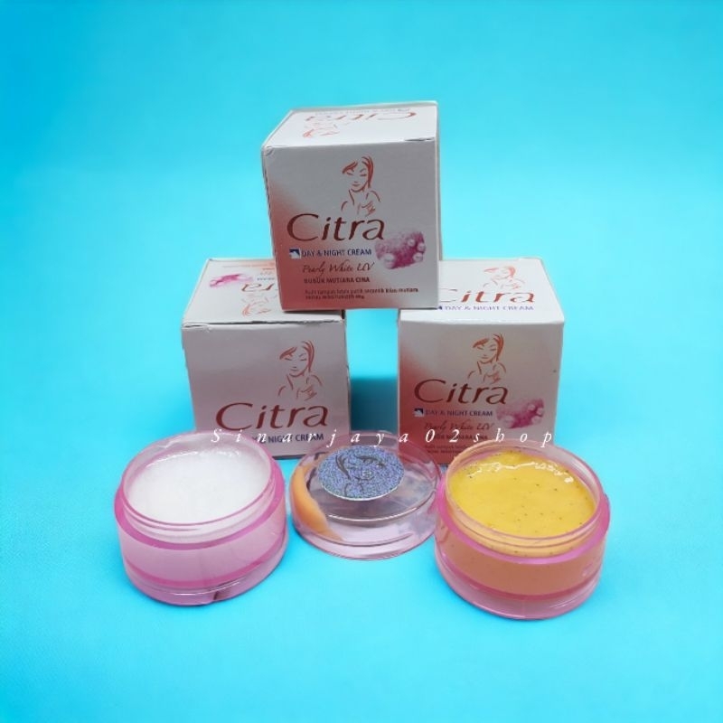 12 Pcs - CREAM CITRA susun SIANG DAN MALAM WHITENING CREM ORIGINAL