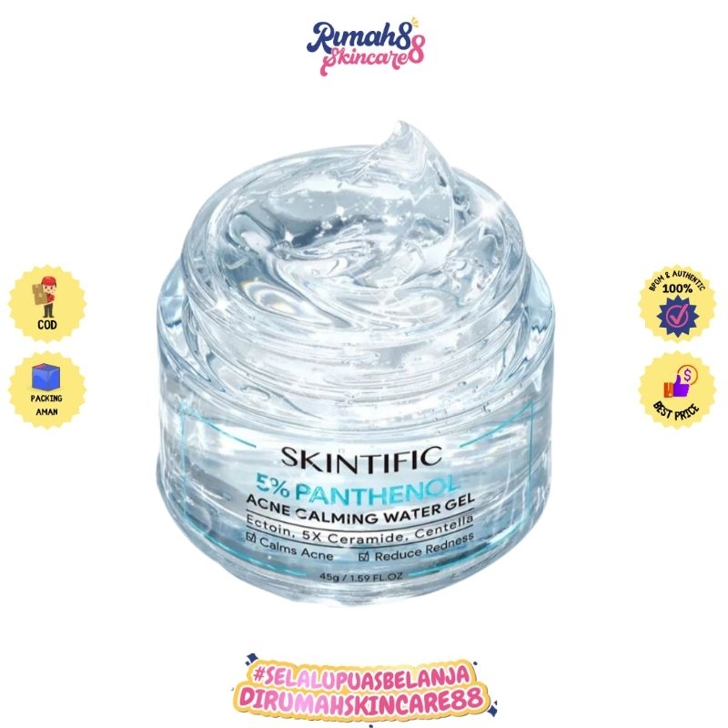 SKINTIFIC 5% Panthenol Acne Calming Water Gel 45gr