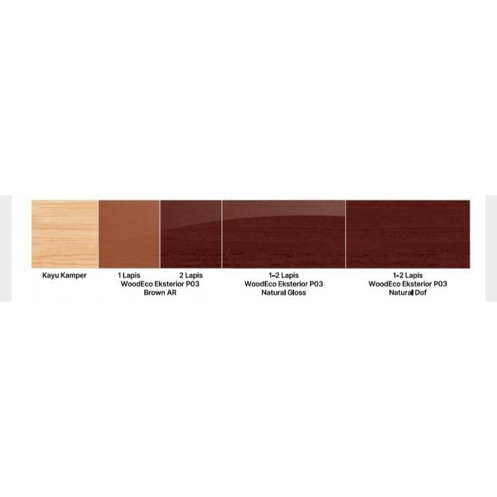 WOODECO / WOOD ECO POLITUR EKSTERIOR VERNIS PERNIS KAYU 1L P03 - 05 BROWN AR