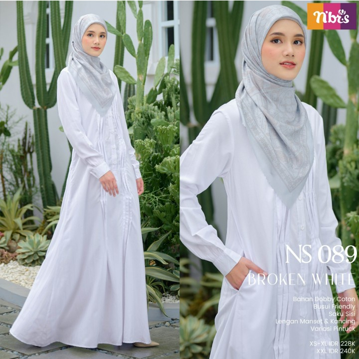 Gamis Nibras Original NS 089 / Fashion Muslim