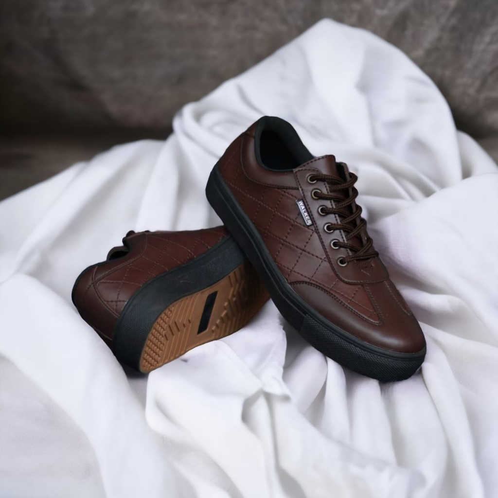 Sepatu Formal Pria Pantofel Kulit Kerja Casual Original Sneakers Pedro Hitam Brown Kantor Kuliah Pesta Kondangan Kasual Fashion Branded