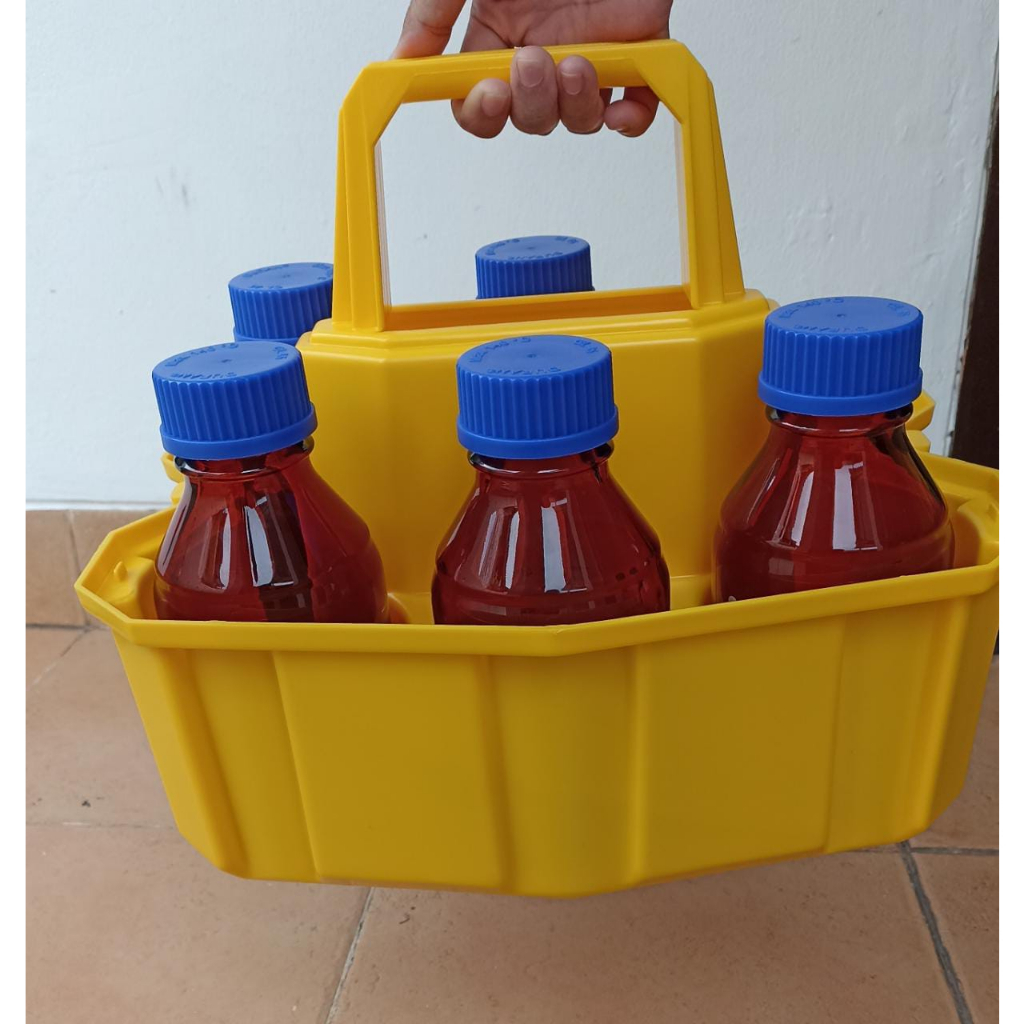 Safety Bottle carrier 500ml NALGENE Color Yellow