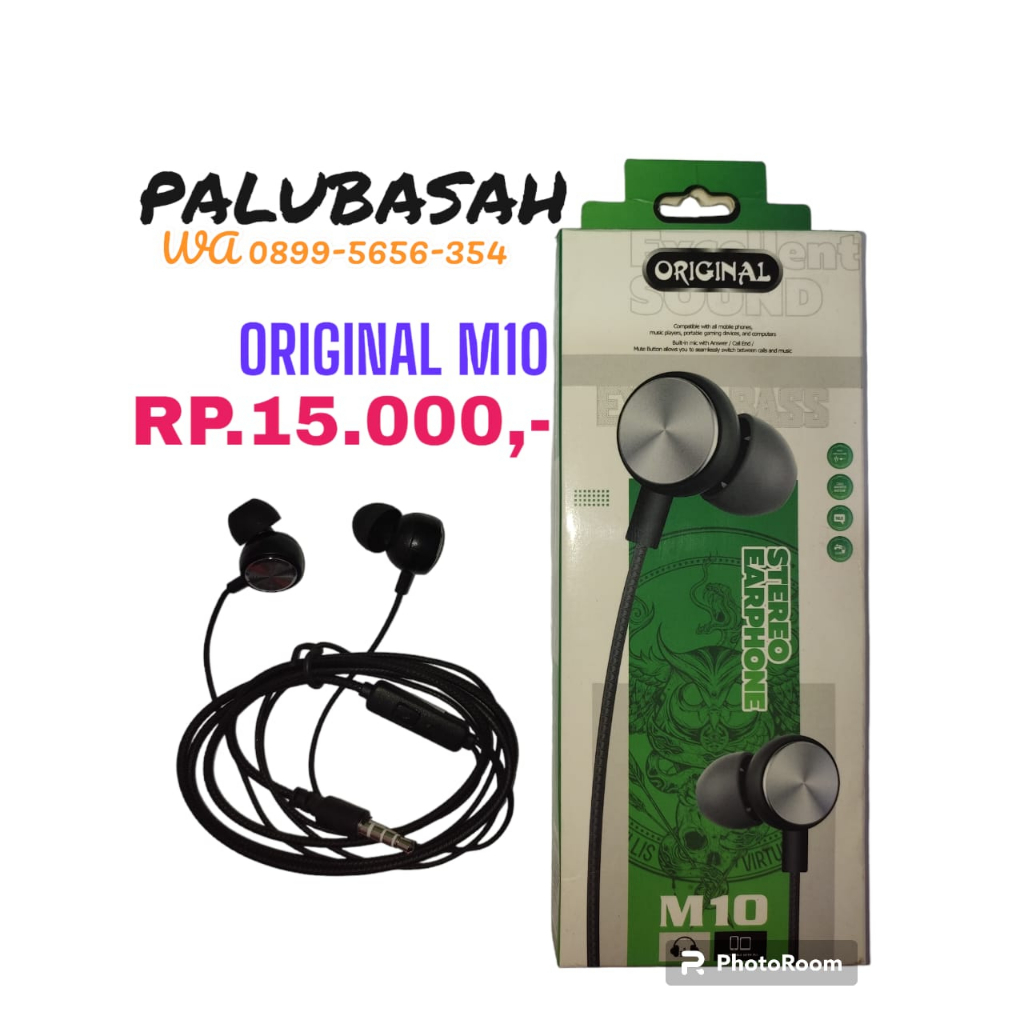 HEADSET ORIGINAL M10 FULL BASS