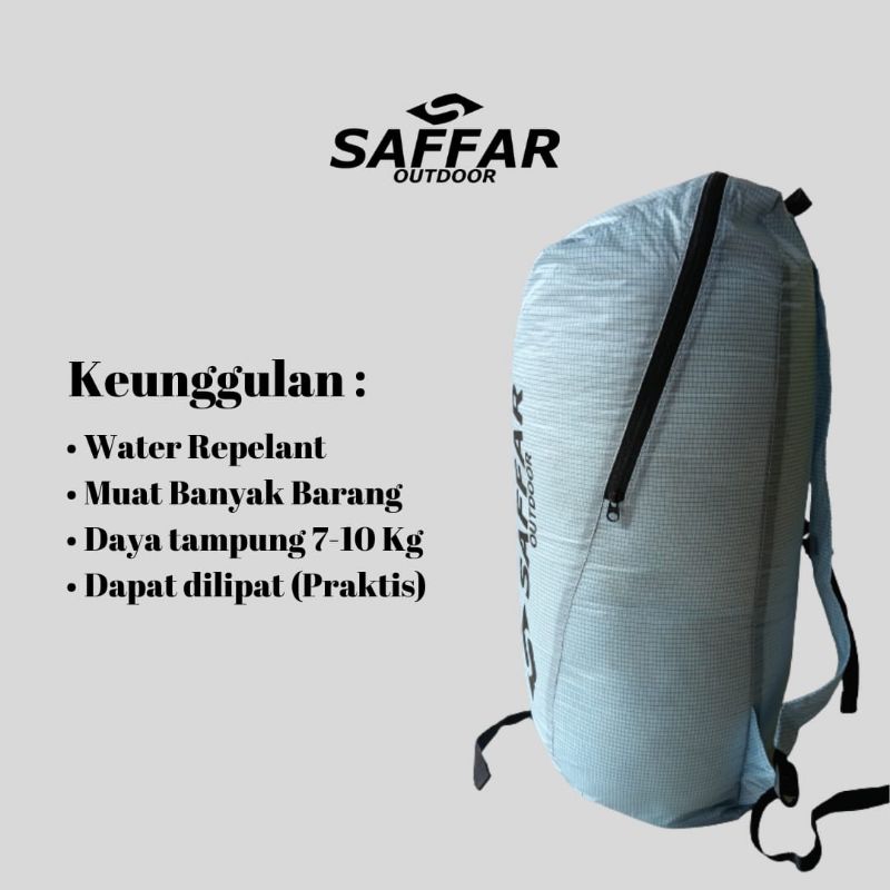 tas lipat eco pack saffaroutdoor tas ultralight tas sepeda tas hiking