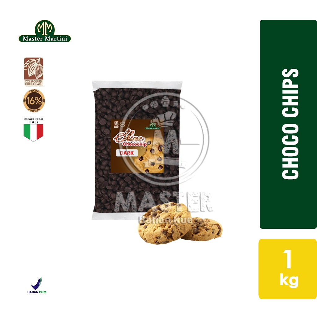 

Chocochip Master Martini Shine Dark Choco Chip Coklat [1 Kg]