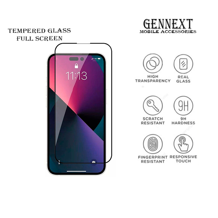Gennext Tempered Glass 5d Full Lem Oppo A37 Hitam Putih Anti Gores Full Layar Screen Guard Protector