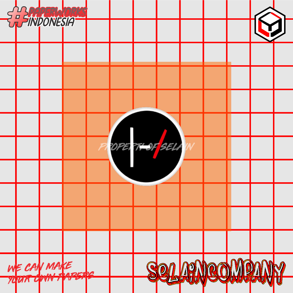 

STICKER SELAIN.CO motif musik band 2I P!LOTS