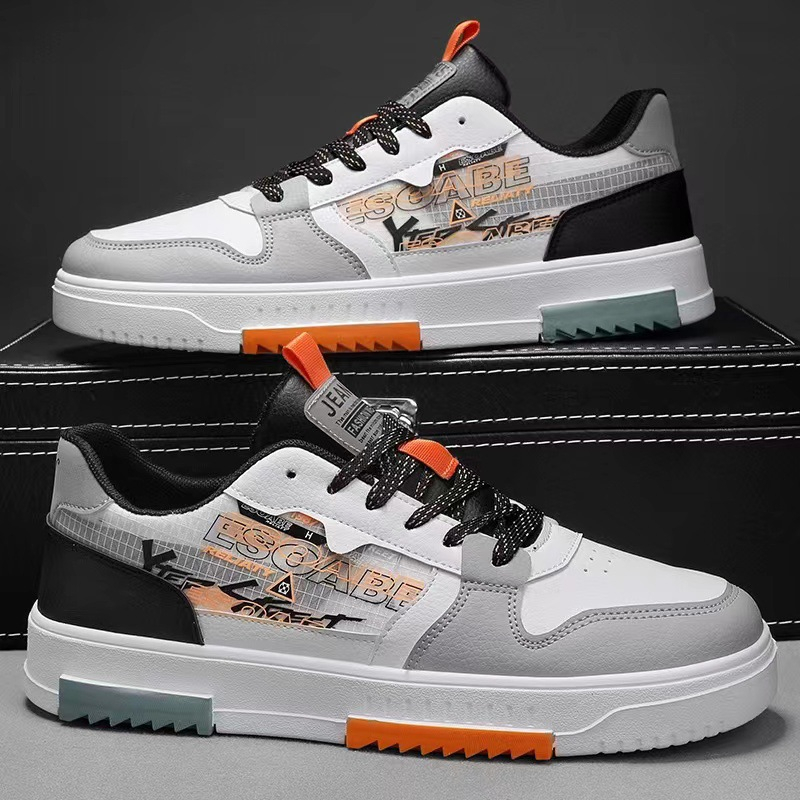 TBIG [COD] Sepatu Sneakers Pria ESOABE Sepatu Import Murah Pria Sekolah Kuliah Kerja