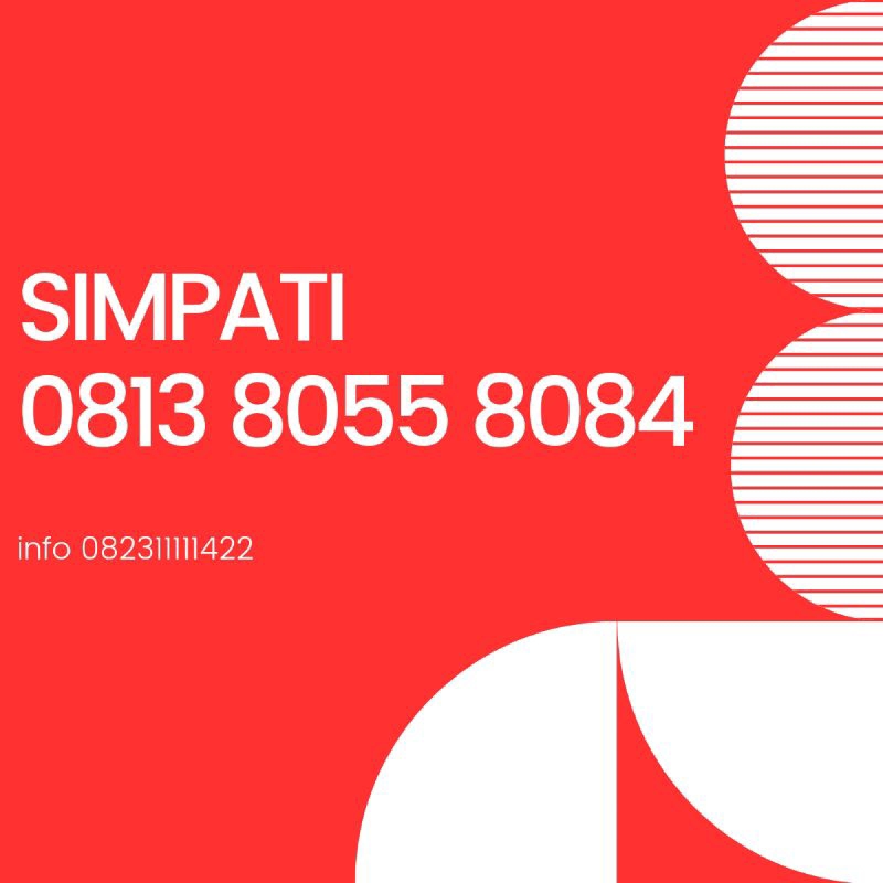 Nomor Cantik Telkomsel Simpati 8055 8084 BOSS BOBA