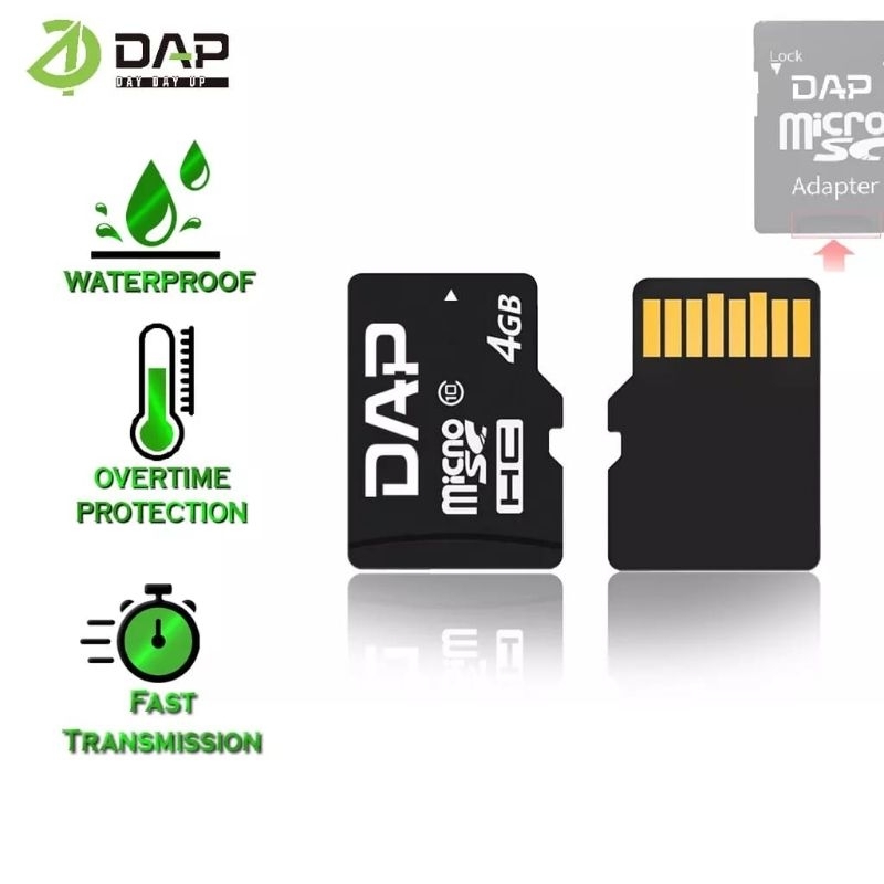 DAP memory card kartu memori HP micro SD (4GB/8GB/16GB/32GB/64GB) Class