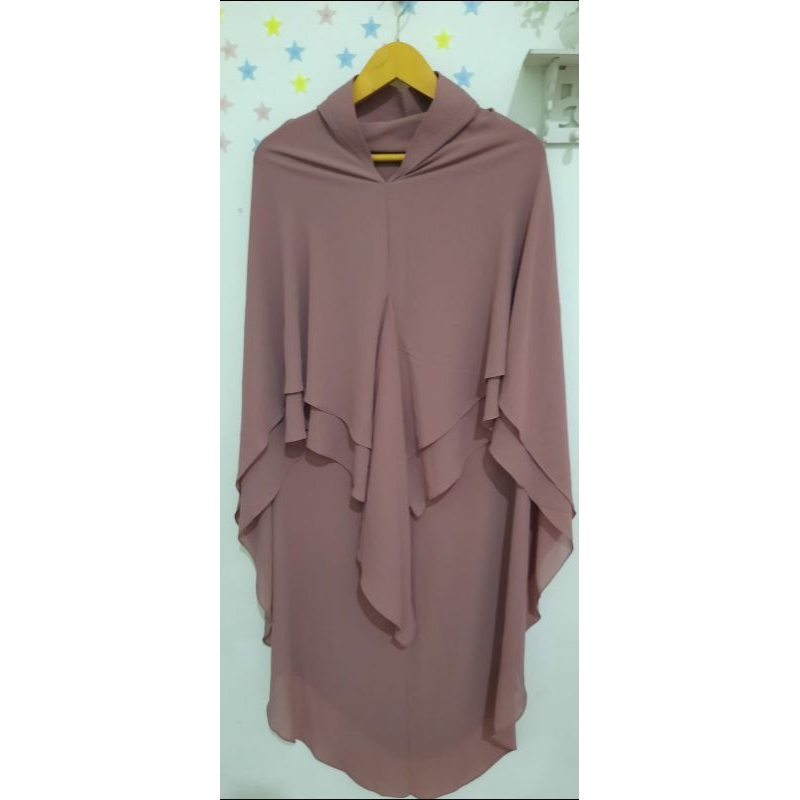 preloved khimar khanza maryam like new