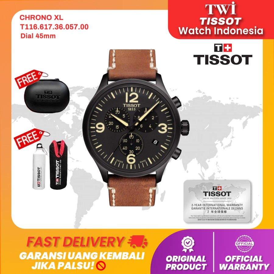 Jam Tangan Pria Tissot T-Sport Chrono XL T116.617.36.057.00 Original