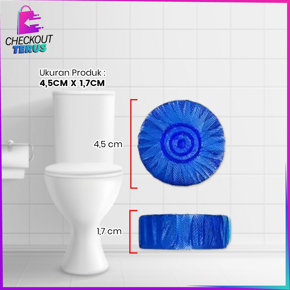 CT C856 Tablet Biru Pembersih Toilet Kloset Cleaner Anti Kuman dan Bau Penyegar Pewangi WC Penghilang Bau Toilet Praktis